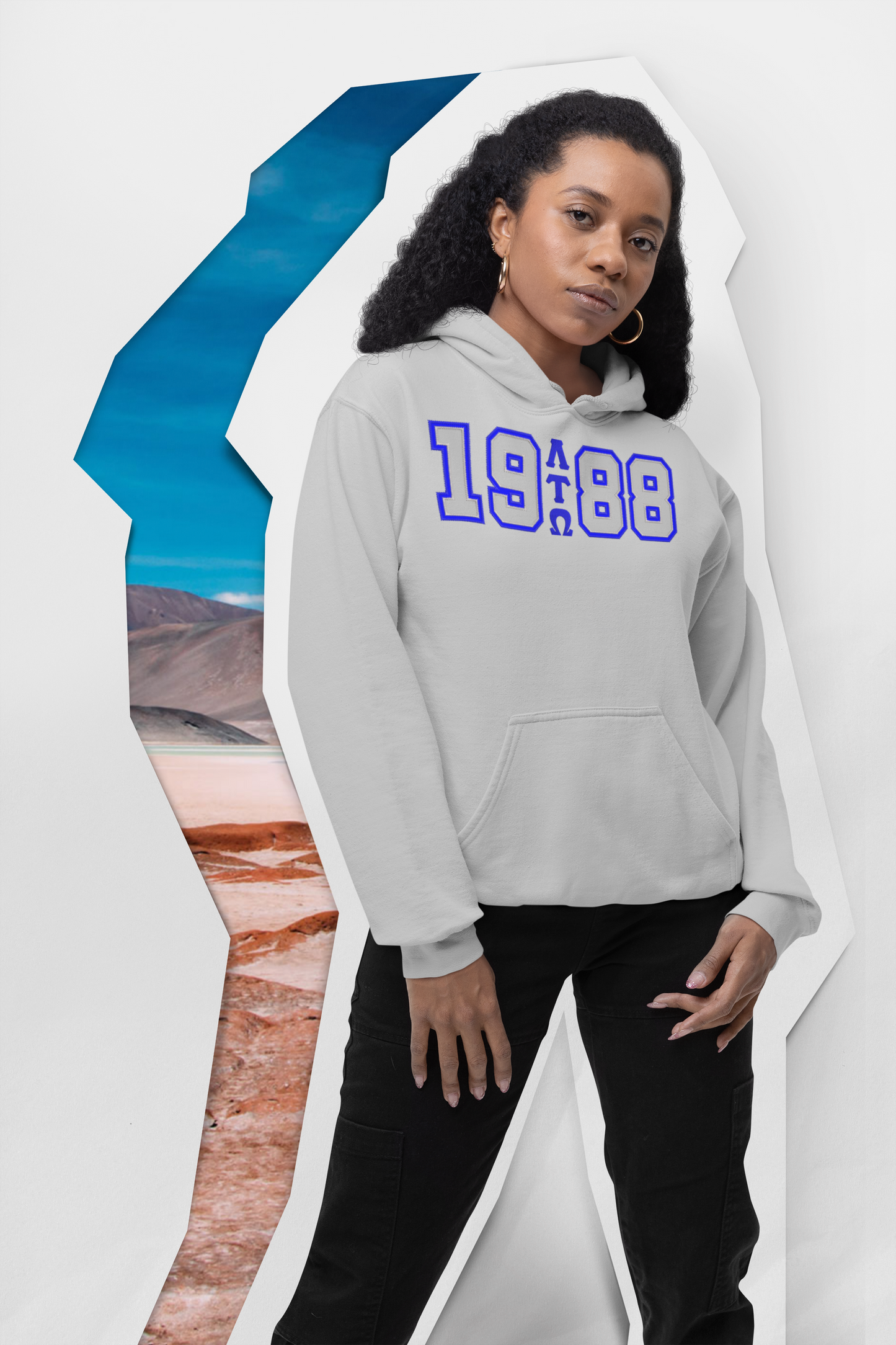 Lambda Tau Omega Founding Year Collection in Grey or Royal Blue