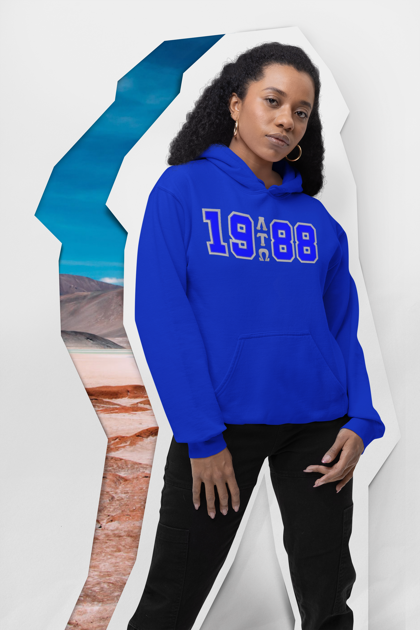 Lambda Tau Omega Founding Year Collection in Grey or Royal Blue