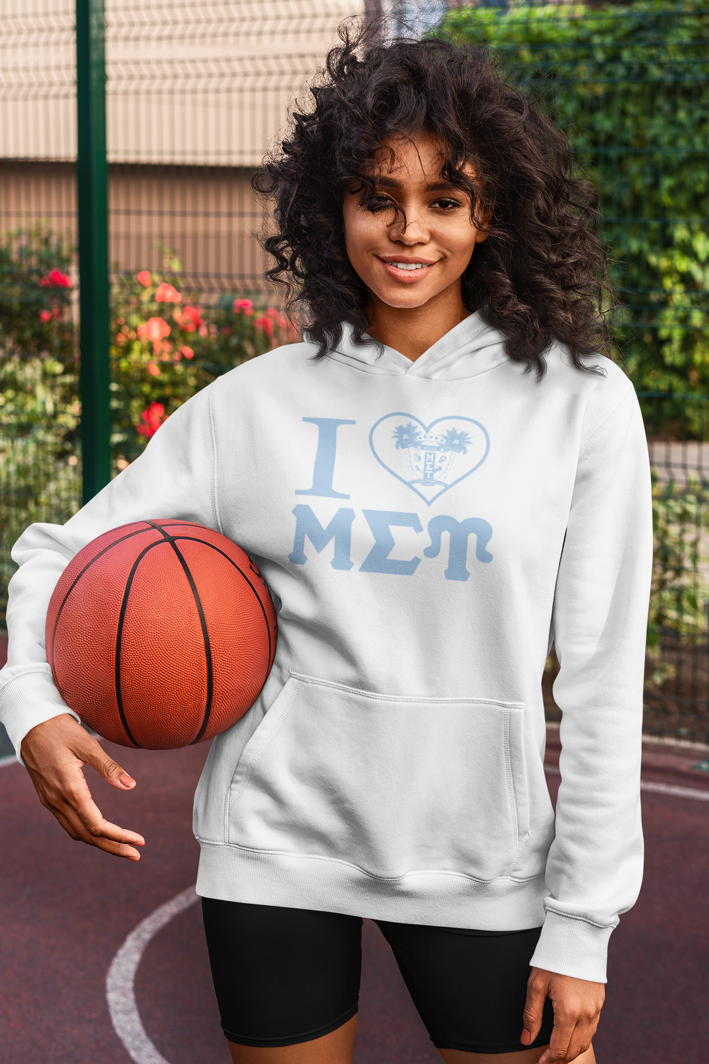 I LOVE MU SIGMA UPSILON HOODIE