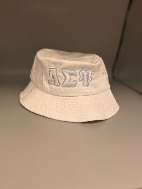 Lambda Sigma Upsilon  Embroidered Bucket Hat