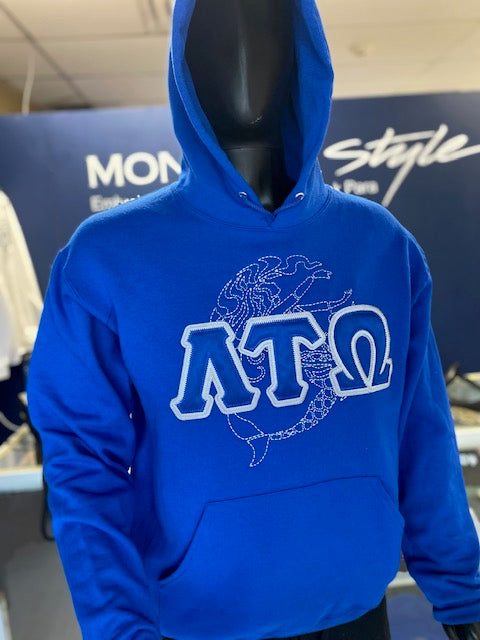 Lambda Tau Omega Royal Hoodie Shadow Collection